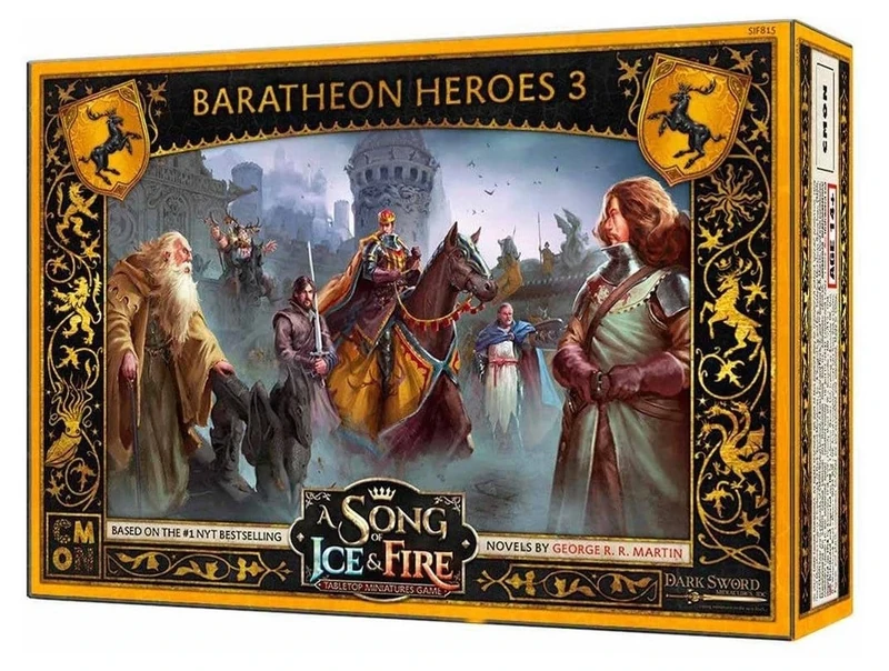 A Song Of Ice & Fire Tabletop Miniatures Game Baratheon Heroes 3