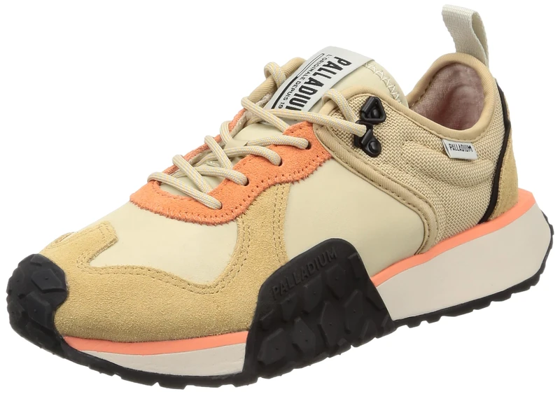 Palladium Troop Runner, Unisex Trainers, Desert/Black, 41 EU, Beige, 8.5 UK