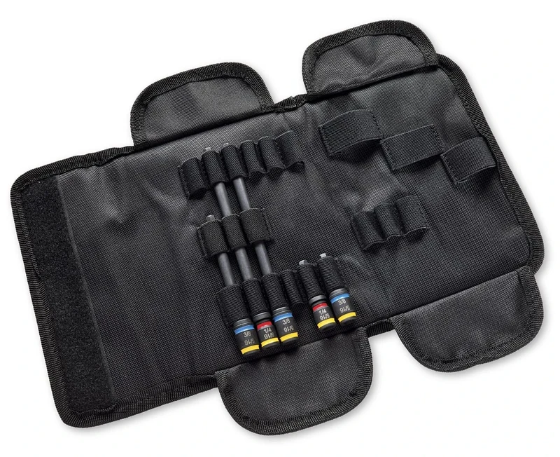 Malco CRHEXKIT1 C-RHEX Hex Drivers with 1/4 & 5/16 in. and 5/16 & 3/8 in. hex Sizes, Set of 5 (MSHC, MSHMLC, MSHXLC, MSHC1, MSHXLC1)