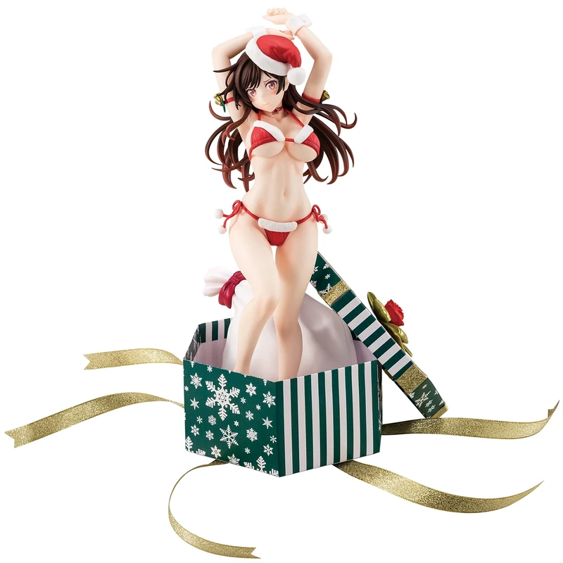 Hakoiri Musume Inc. Rent-A-Girlfriend 1/6 Mizuhara Chizuru Santa Bikini Fuwamoko 2nd Xmas 26 cm