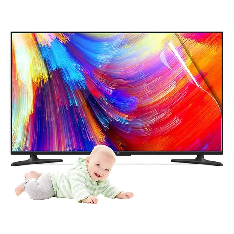 Household Anti Glare Matte TV Screen Protector, Filter Blocking UV & Blue Light, Anti-Fingerprint Film, Fits 32-75in LED, OLED, LCD, and Plasma Televisions/48in 1062x597mm