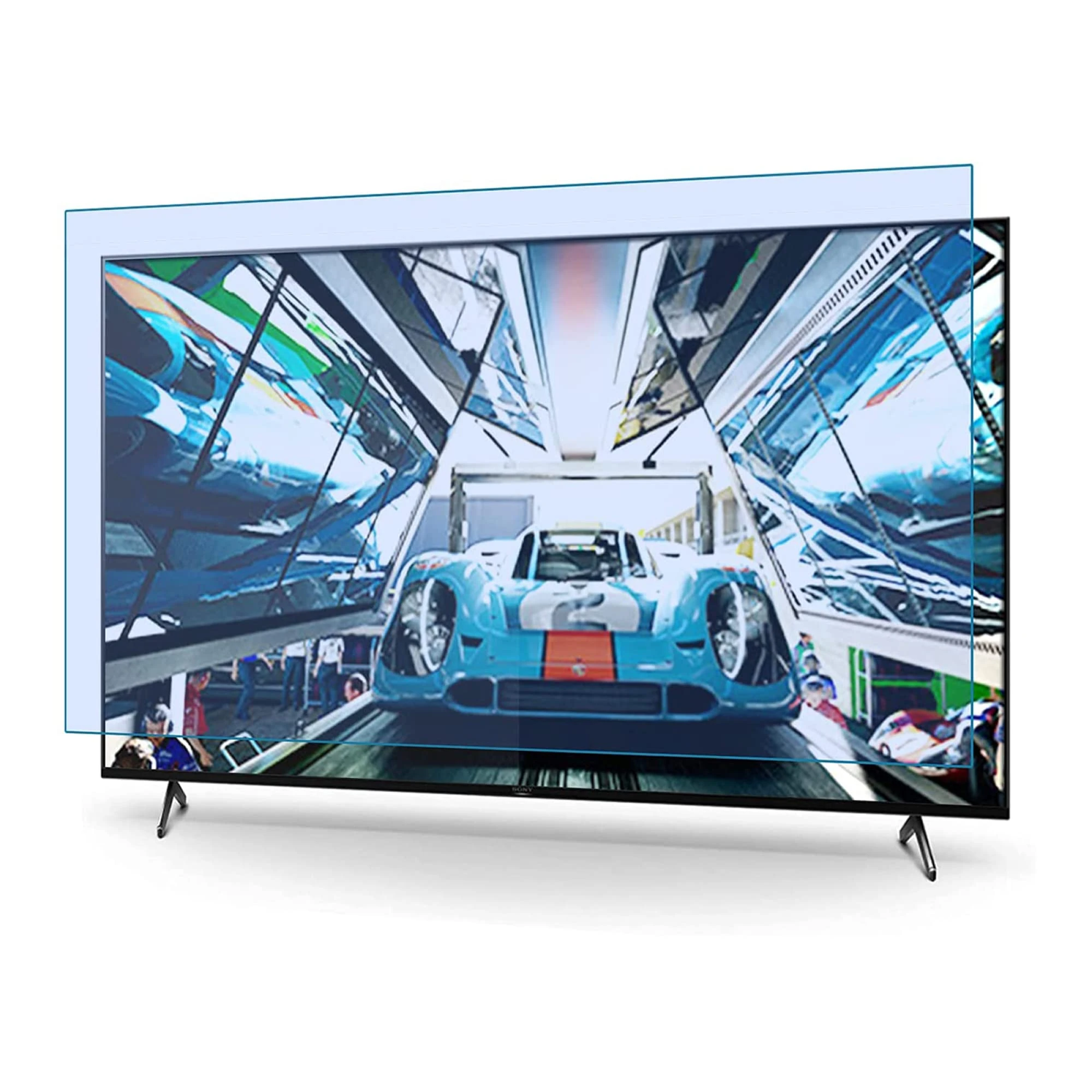 Household Frosted Anti Glare TV Screen Protector, Anti Blue Light/Anti UV/Anti Scratch/No Fingerprints Film, for 32-75 inch LCD, LED, OLED & QLED 4K HDTV/65in 1429x804mm