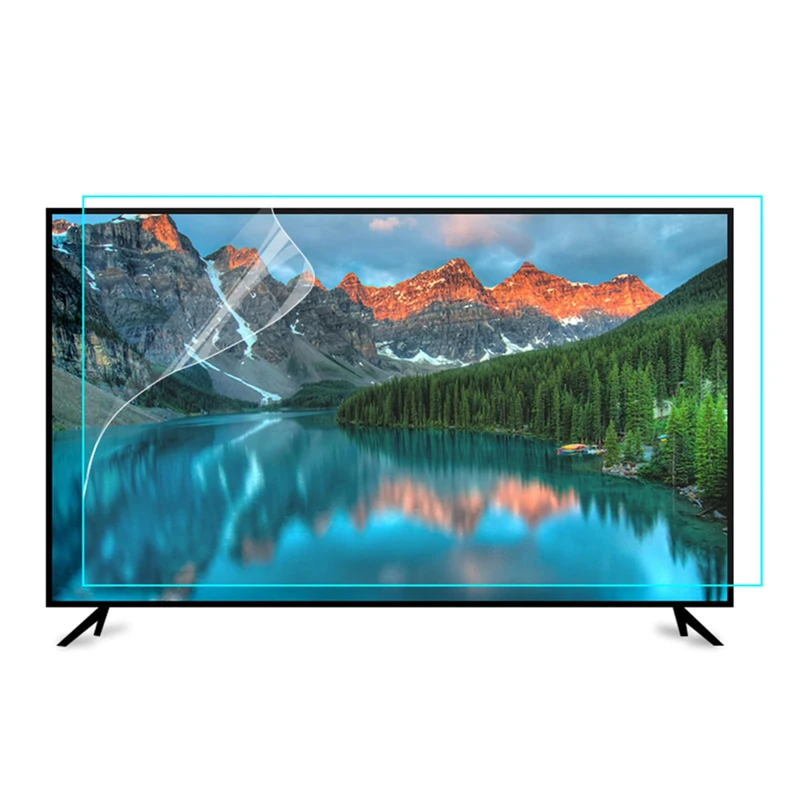 Household Ultra Clear LCD TV Screen Protector, Anti Scratch Anti-Radiation Film, Anti Glare Filter, Anti-Blue Light Monitor, No Bubbles, for 32-75 Inch LED OLED 4K HDTV Displays/70i
