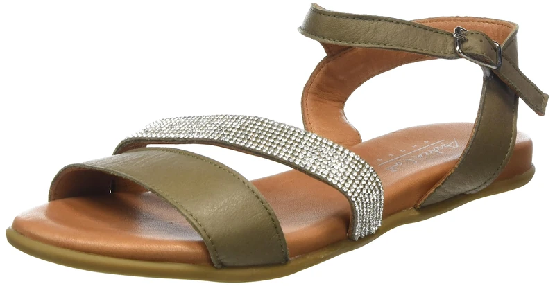 Andrea Conti Women's Sandals, Elm Wood, 8.5 UK - Image 1