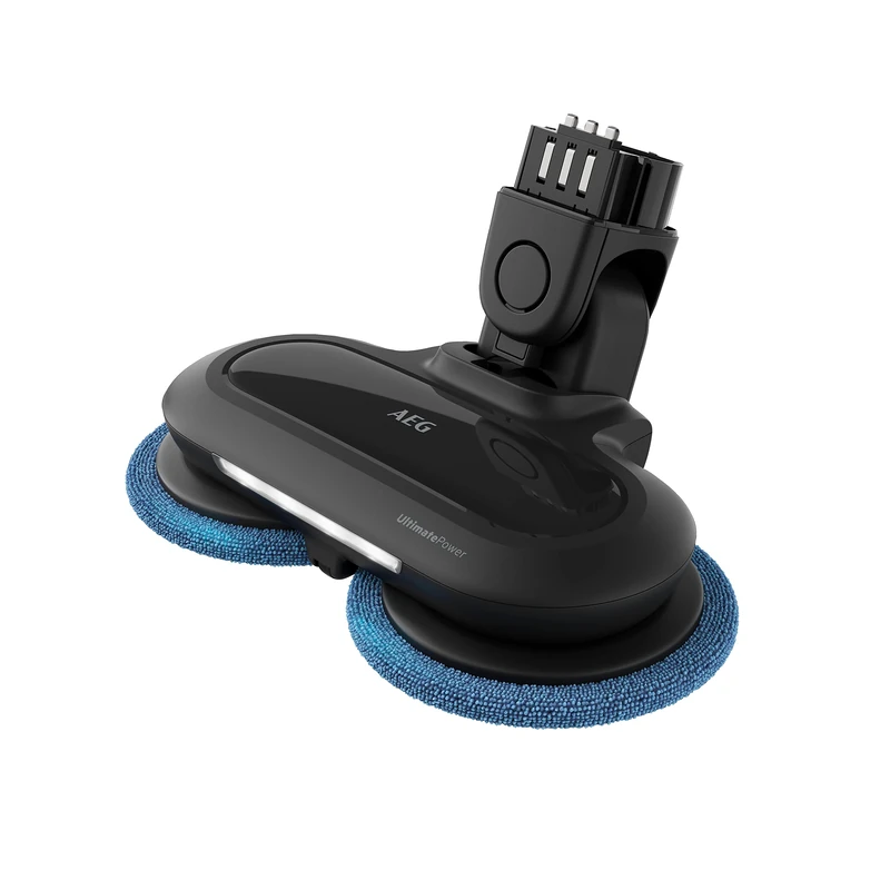 AEG AZE160 – UltimatePower Vacuum Mop Nozzle, rotating deep-cleaning pads, LED dust-detection lights, ultra-flat 6.2 cm design, machine-washable pads, compatible with AEG 6000 cordless vacuum cleaners