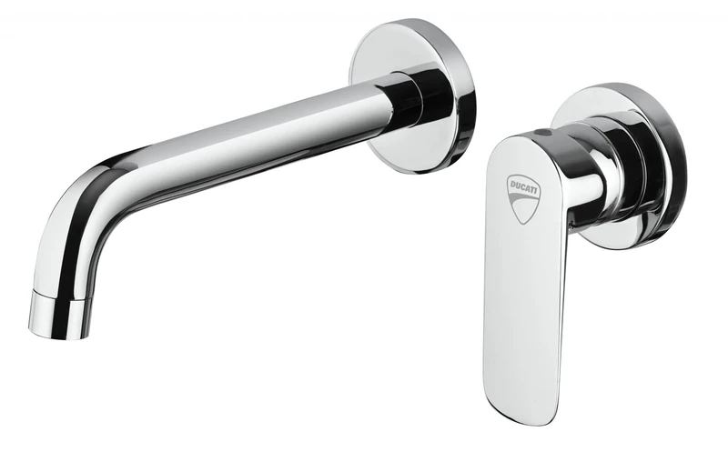 Ducati HD20 Wall Mounted Basin Mixer Tap Chrome