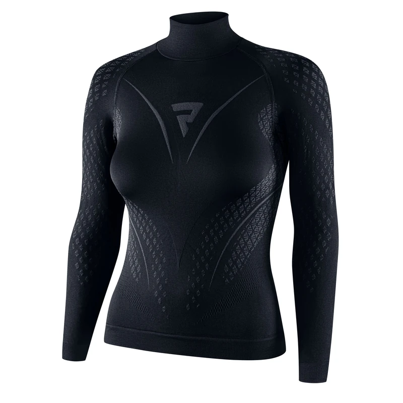 REBELHORN Women's Therm Ii Lady Functional Underwear, Schwarz/Grau, M
