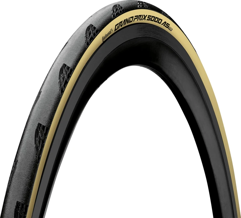 Continental - Continental 32-622 Grand Prix 5000 All Season (700 x 32C) Black/Cream Foldable Skin Tire - 1 Piece