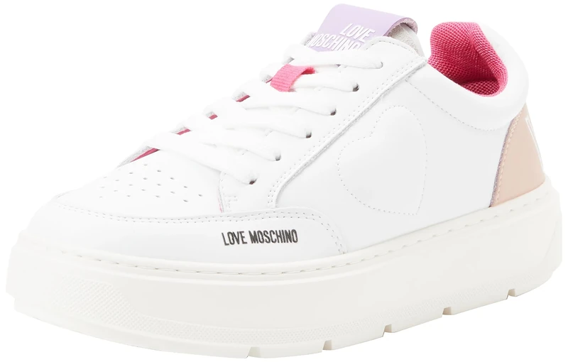 Love Moschino Ja15244g1hiaa10a, Women's Sneakers, White, 3 UK