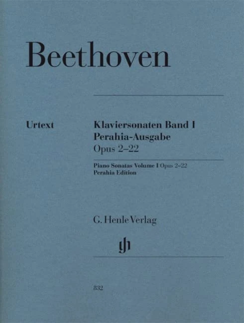 Piano Sonatas, op. 2-22 - Perahia-Edition - Piano Sheet Music - G. Henle Verlag (HN 832): Besetzung: Klavier zu zwei Händen