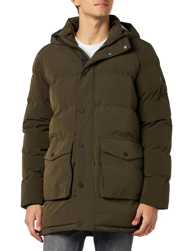 Blend Men's Outerwear Jacket, Deep Forest (196110), L