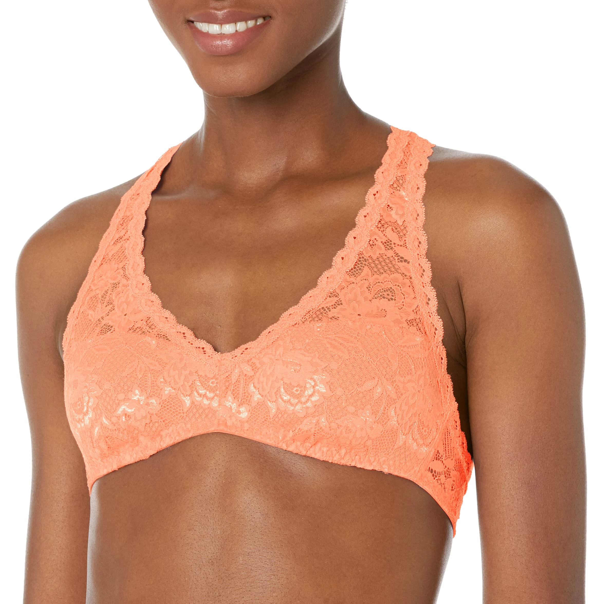 Cosabella Women's Say Never Racie Racerback Bralette, Light Copper, M