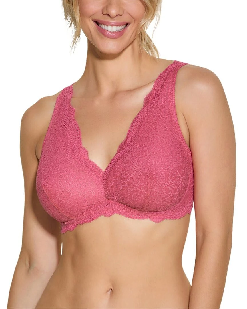 Cosabella Women's Forte Curvy Longline Bralette Bra, Rose, S