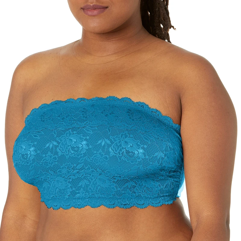 Cosabella Women's Say Never Curvy Flirtie Bandeau Bra, Udaipur Blue, XL