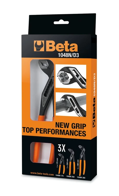 Beta 1048N/D3 Closed Hinge Adjustable Pliers Set
