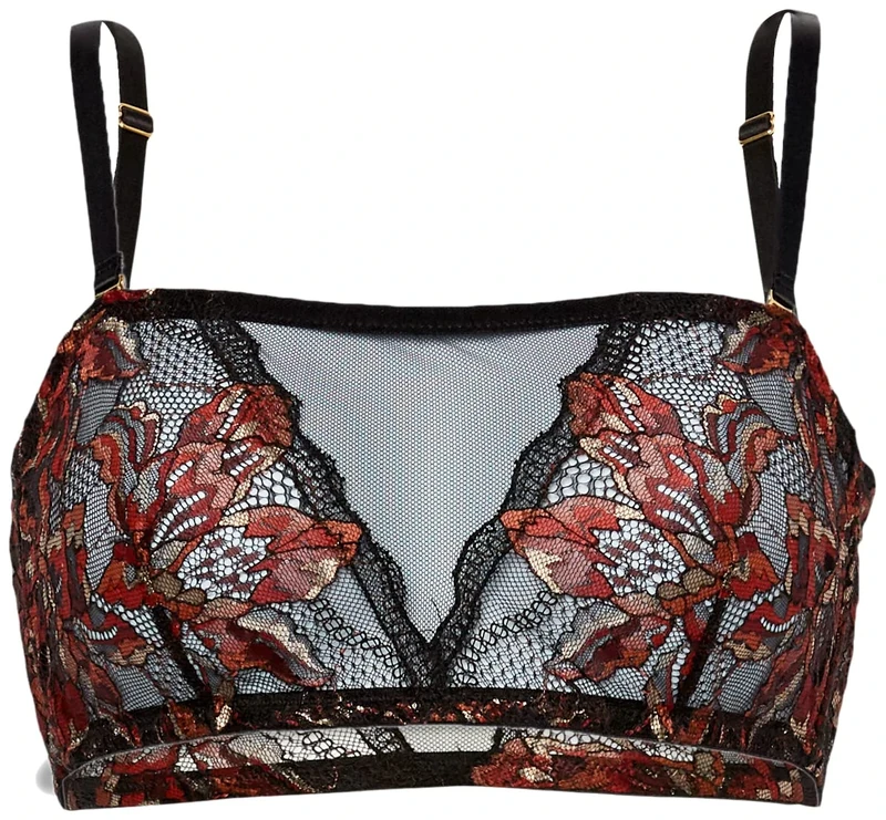 Cosabella Women's Paradiso Bandeau Bra, Lady in Red, Small