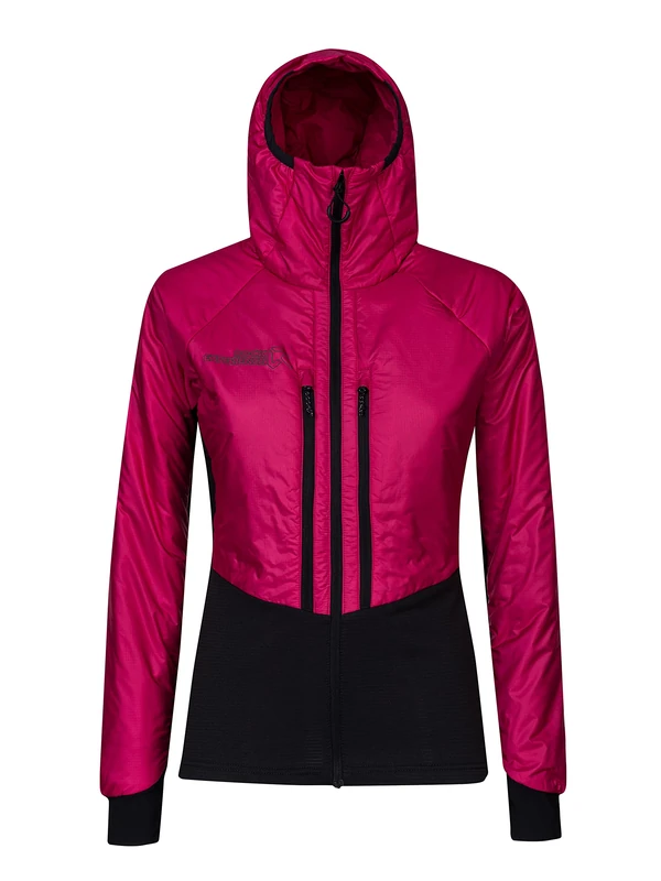 ROCK EXPERIENCE REWJ06061 WISEMAN HYBRID Jacket Women 2000 CHERRIES JUBILEE+0208 CAVIAR L