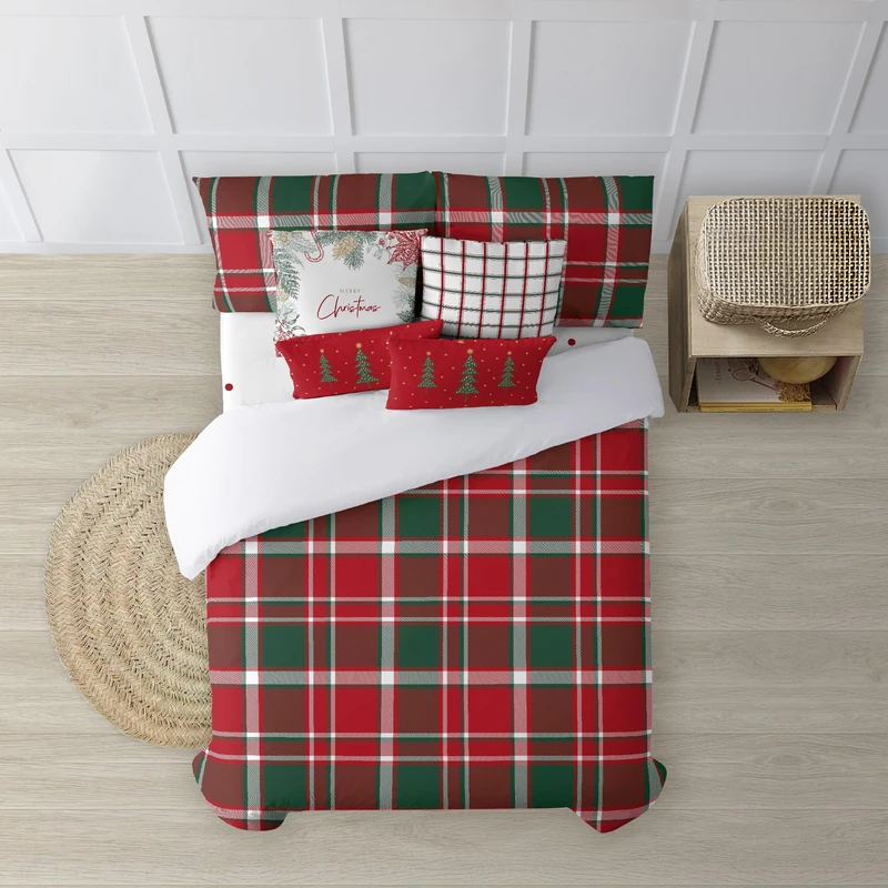 BELUM | Christmas Velvet Duvet Cover with Buttons Laponia 16 135 (220 x 220) - Image 1