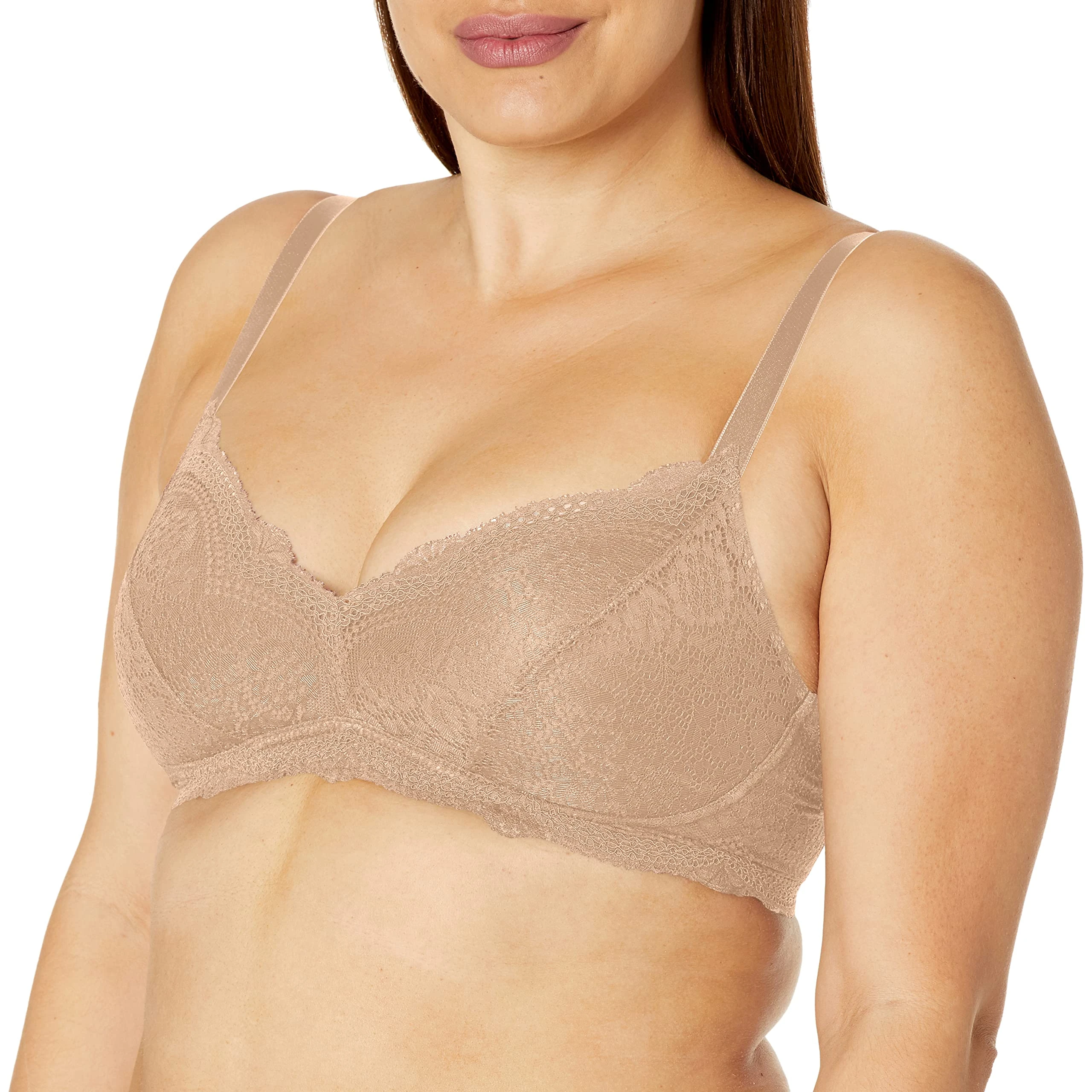 Cosabella Women's Forte Travel Padded Curvy Bralette Bra, Sette, M