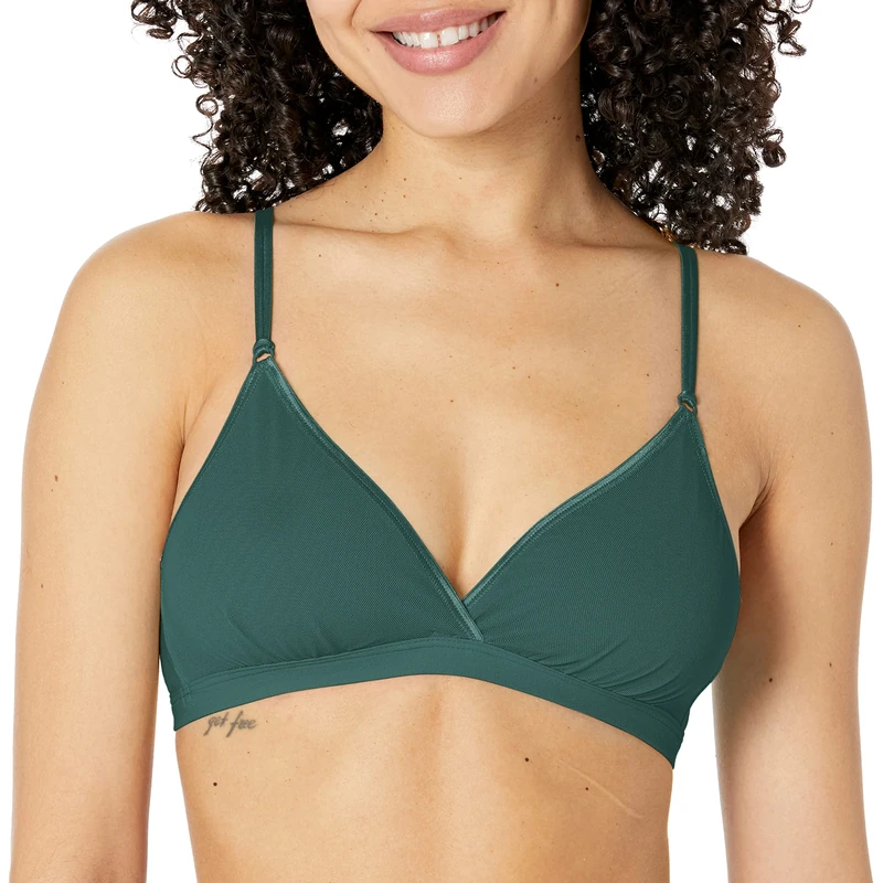 Cosabella Women's Soire Confidence Bralette Bra, Sheer, Congo, S