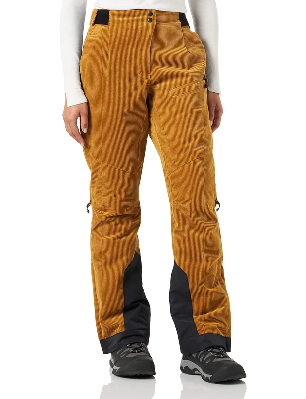 ROCK EXPERIENCE Women's Epic Ride Padded Pants, Golden Brown, S