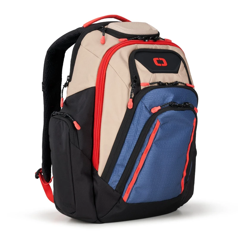 OGIO Gambit Pro Backpack Tan/Blue/Red