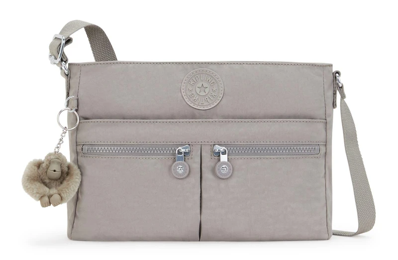 Kipling New Angie Small Crossbody, Grey Gris (Grey) - Image 1