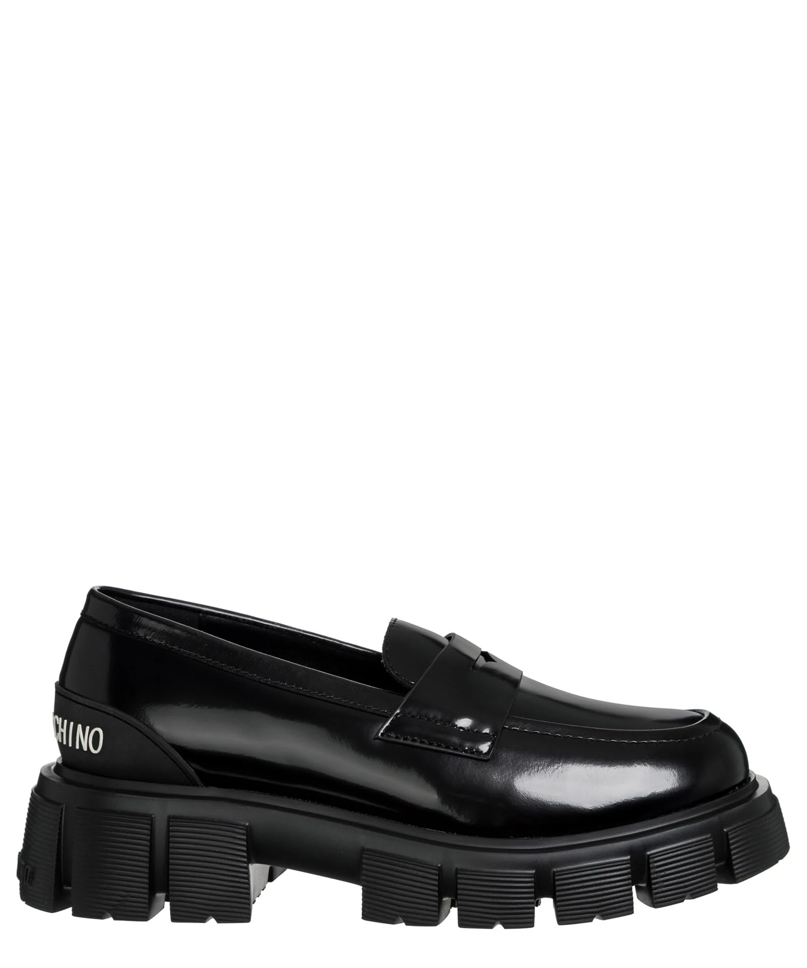 Love Moschino Women Moccasins Black 6 UK