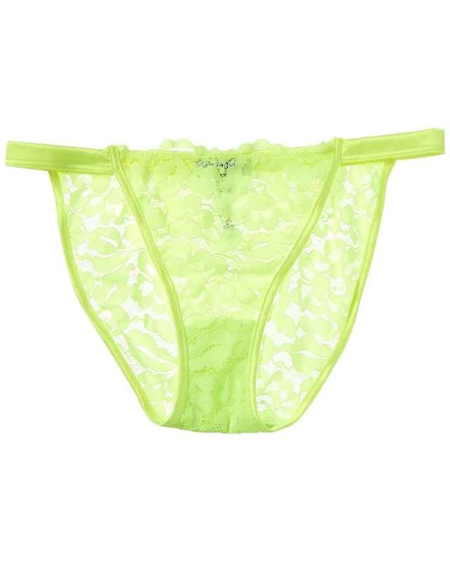 Cosabella Women's Magnolia String Bikini Style Underwear, neon Yellow, M