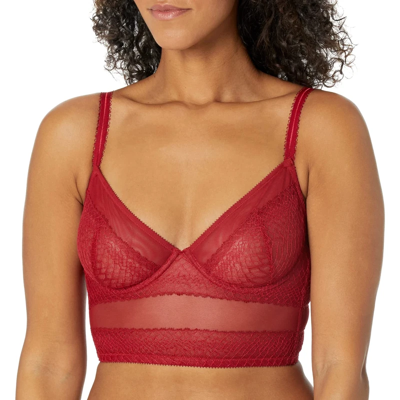Cosabella Women's Sutra Underwire Bra, Sindoor Red, 34DD