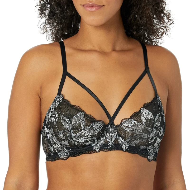 Cosabella Women's Paradiso Underwire Demi Bra, Shades of Gray, 34C