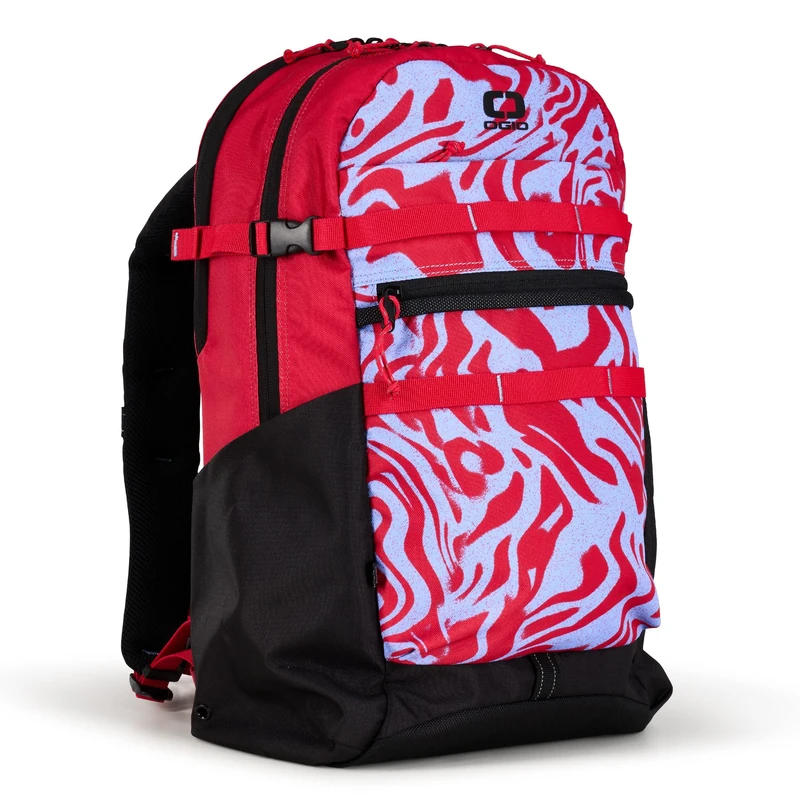 OGIO Alpha 20L Backpack - Red Melting Geos