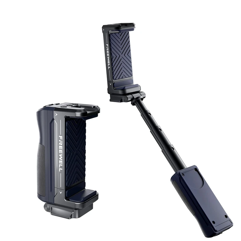 Freewell Versatile Bluetooth Smartphone Selfie Grip with ARCA standard, cold shoe mount for iPhone, Samsung Cell Phone