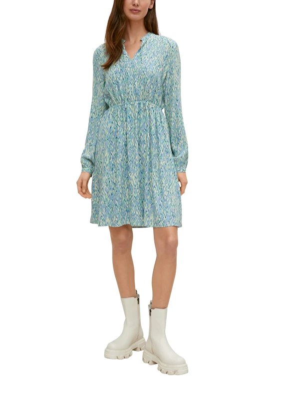 comma Women's Dress, Blue 50a2, 14