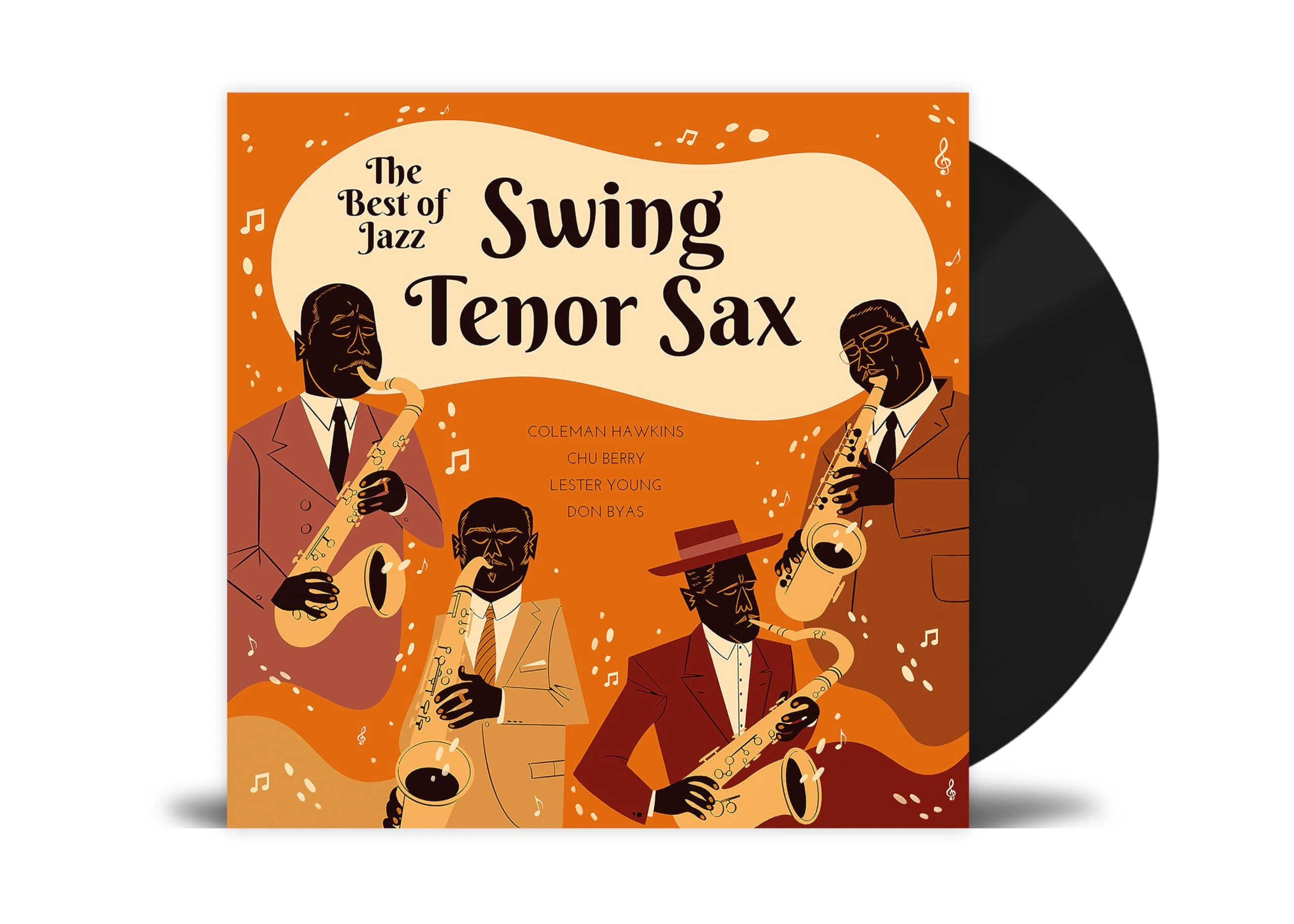 Vinyl The Best of Jazz – Swing Tenor Sax – Coleman Hawkins, Chu Berry, Lester Young, Don Bya