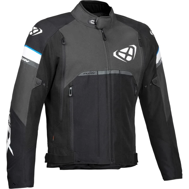 IXON, Allroad motorcycle jacket, black, anthracite, blue, M
