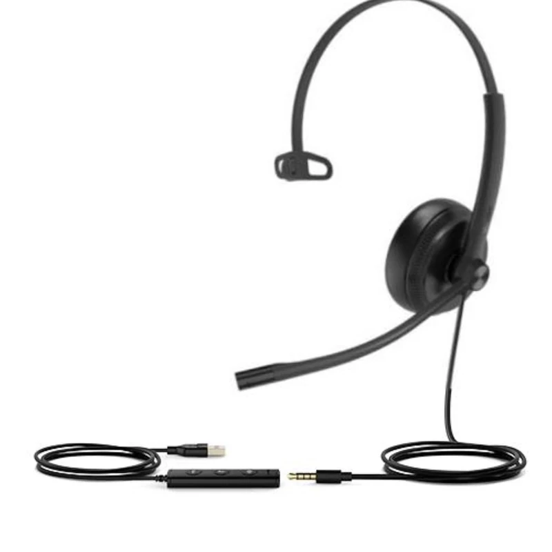 Yealink UH34 SE Mono UC USB-A Monaural Headset with Noise Cancelling Microphone