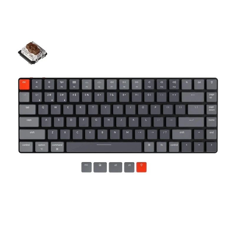 Key K3 V2 75% Low LED Key Brown H K3-D3-DE