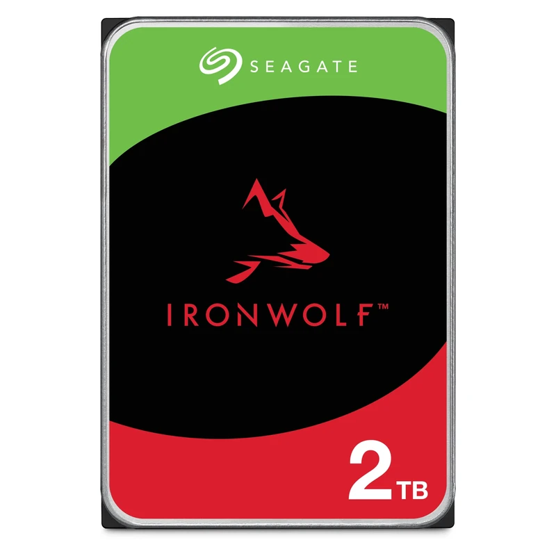 Seagate IronWolf 2TB, Enterprise Internal NAS HDD, CMR 3.5 Inch, SATA 6GB/s, 5900 RPM, 256MB Cache for RAID NAS, Data Rescue Services, Frustration Free Packaging (ST2000VNZ03)