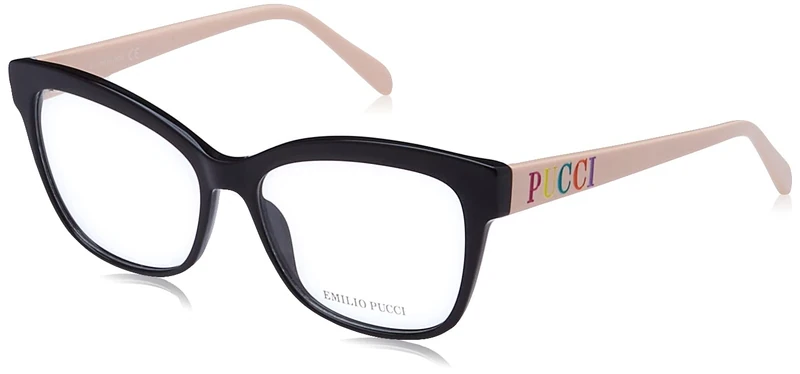 Emilio Pucci EP5183 001 Eyewear Unisex Plastic, Standard, 54