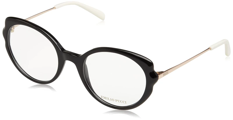 Emilio Pucci EP5193 001 Eyewear Unisex Plastic, Standard, 52