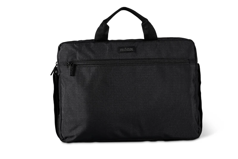 Nilox – Basic Case for 15.6 Inches with Exterior Pocket, Black - Image 1