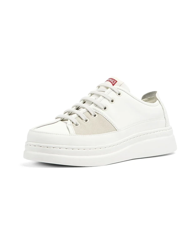 Camper Women's Runner Up K201580 Trainers, White Grey 1, 7 UK