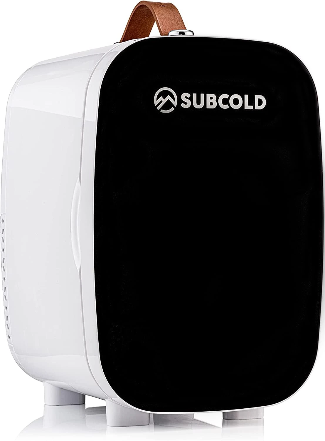 Subcold Pro6 Luxury Mini Fridge Cooler | 6 Litre / 8 Cans | AC and Exclusive USB Power Option | Portable Small Fridge for the Office, Bedroom, Car, Travel, Skincare & Cosmetics (Black) (Renewed)