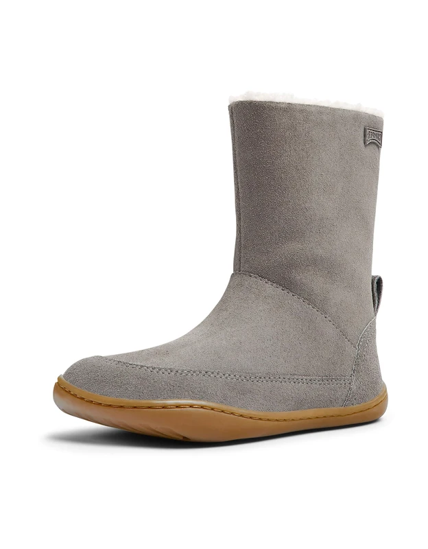 Camper Boy's Girl's Peu Cami Kids K900305 Ankle Boot, Medium Gray, 7.5 UK Child