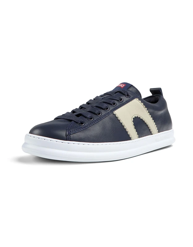 Camper Men's Runner Four Sneaker, Navy, 8 UK