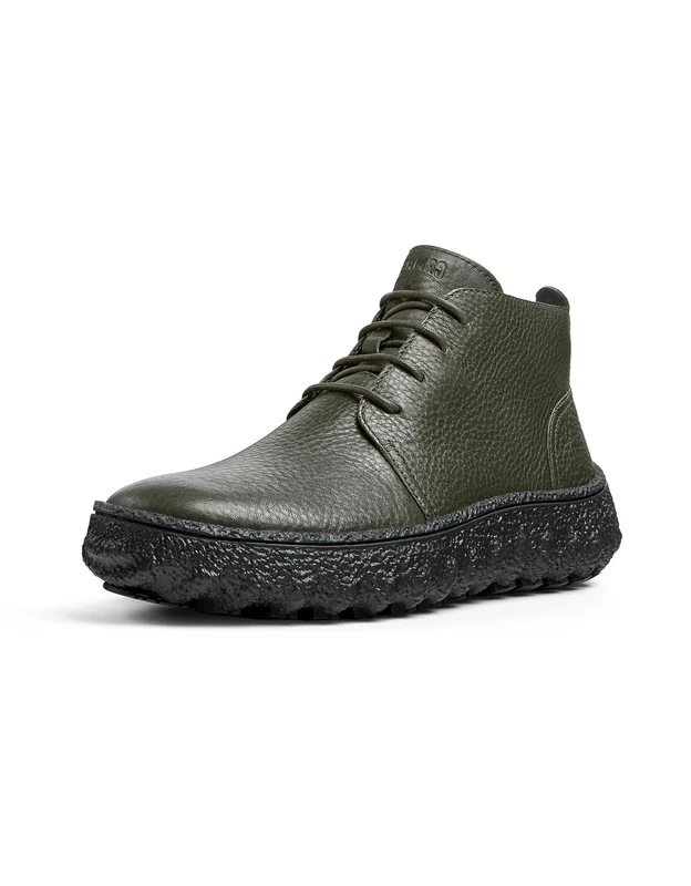 Camper Ground Men's Ankle Boots, Green 015, 8 UK