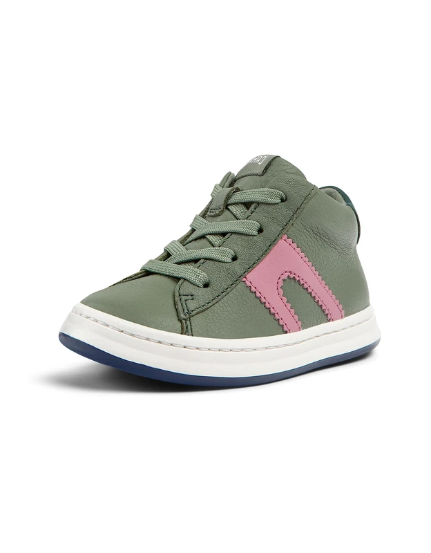 Camper Unisex Baby Runner Four K900338 First Walker Shoe, Medium Green 001 Tws, 6 UK
