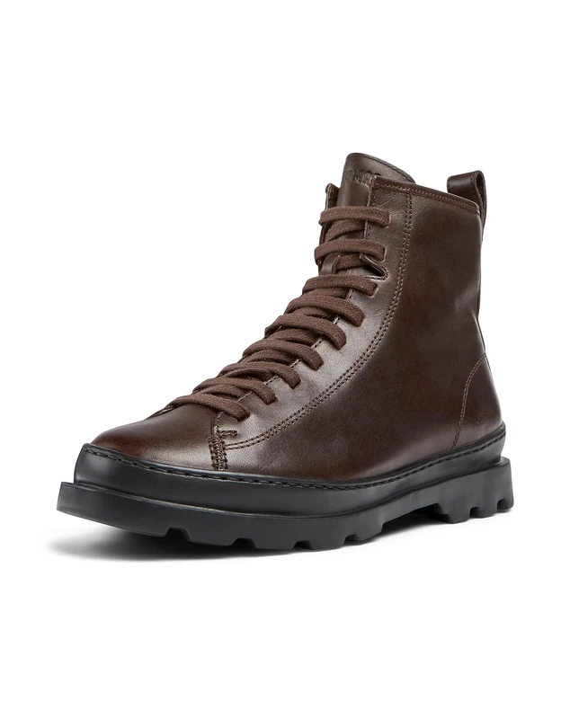 Camper Women's Brutus K400325Medium Lace Boot, Burgundy 038, 5 UK