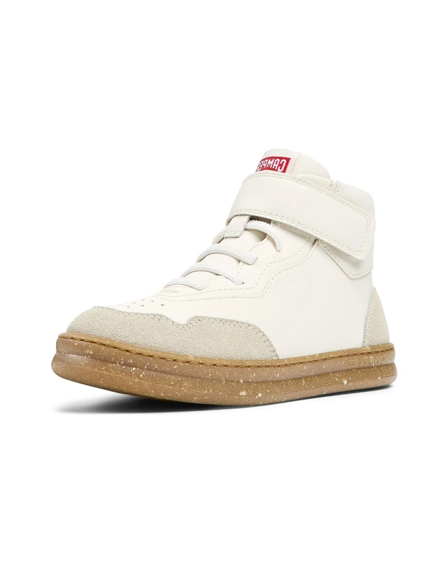 Camper Runner Four Kids K900308 Sneaker, White Natural, 7.5 UK Child